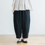 cotton nylon short charlie pants  black