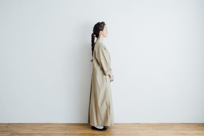 collaboration  one-piece 「eto」 beige 2