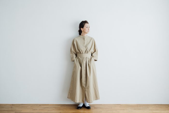 collaboration  one-piece 「eto」 beige 4