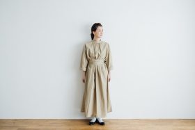 collaboration  one-piece 「eto」 beige 5