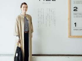 collaboration  one-piece 「eto」 beige 6