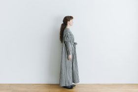 キャピュレットドレス blackgingham 2