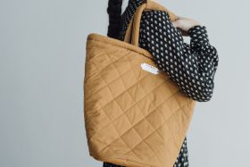 QUILTING MARCHE BAG TALL coyote 6