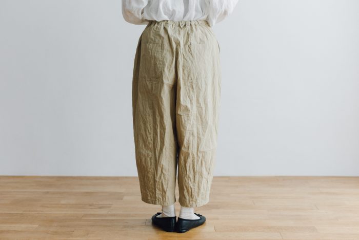 cotton nylon short charlie pants chino beige 3