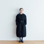 Ecru et pousse 限定  QUILTING LONG COAT　black