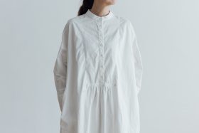 CLASSICAL SHIRTS ONE PIECE  white 5