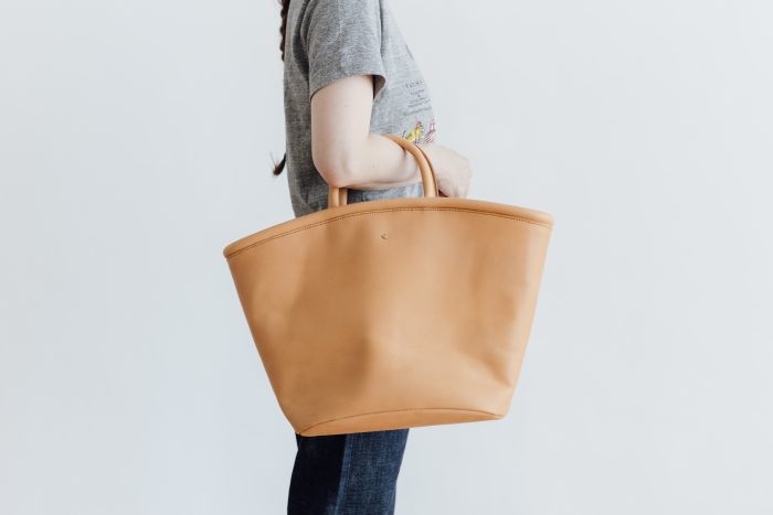 COW LEATHER MARCHE BAG 2