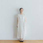 予約 FRENCH SLEEVE ONE-PIECE white