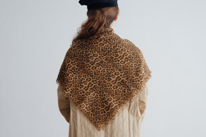 LEOPARD GAUZE SHAWL 3