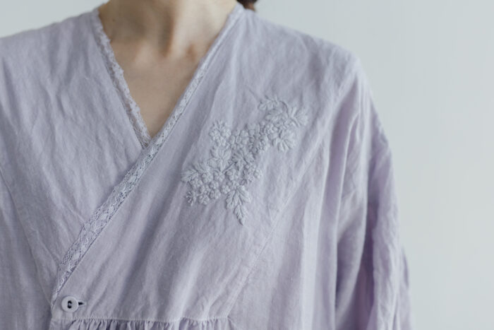 Embroidery DRESS  lavender 5