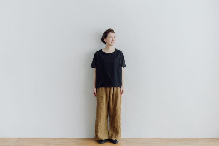 LINEN ATELIER PANTS  khaki beige 5