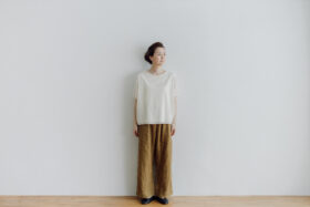 LINEN ATELIER PANTS  khaki beige 1