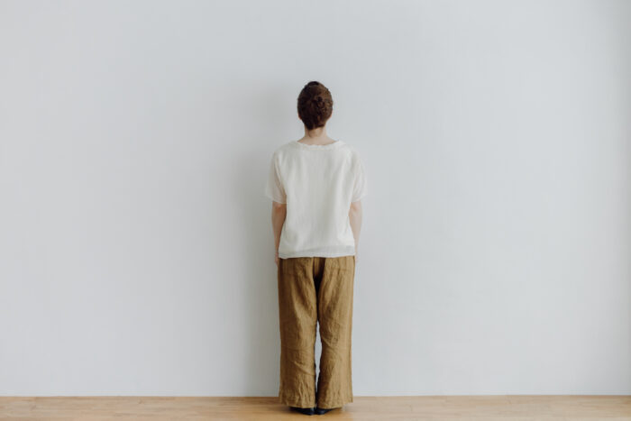 LINEN ATELIER PANTS  khaki beige 3