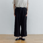 LINEN ATELIER PANTS  black