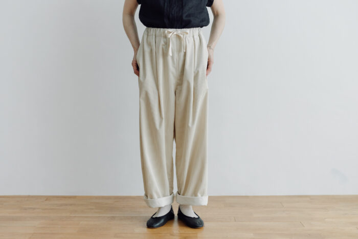 LA 128 CORDUROY KUNG FU PANTS  milk 1