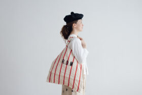 LETTERD BAG white×red 1