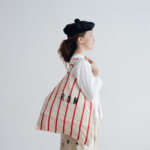 LETTERD BAG white×red