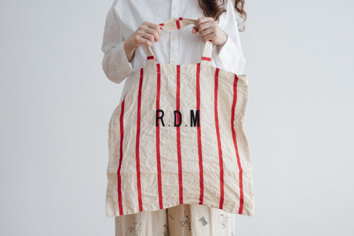 LETTERD BAG white×red 2