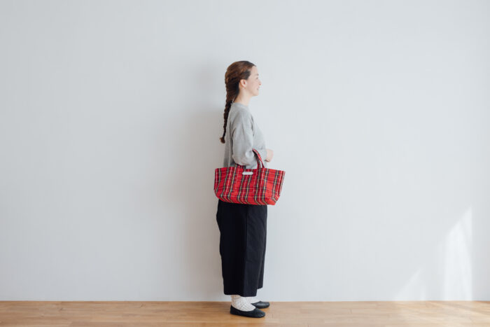 TARTAN CHECK TOTEBAG S 2