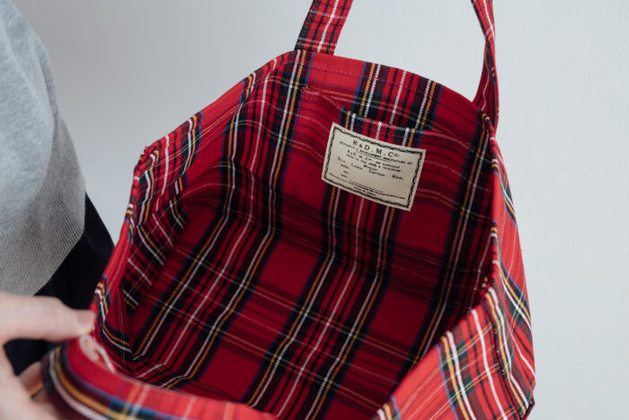 TARTAN CHECK TOTEBAG S 3