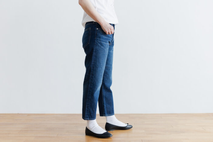 TAPERED DENIM PANTS (VINTAGE LIKE) 2