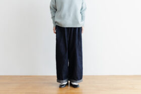 LA 058 ANONYMOUS KUNG FU PANTS Indigo denim 1