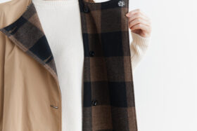 予約 LA 138 MOTOR CYCLE REVERSIBLE COAT brown 5