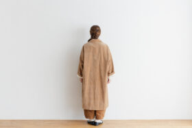 予約 R 043 SHAWL COLOR COAT beige 3