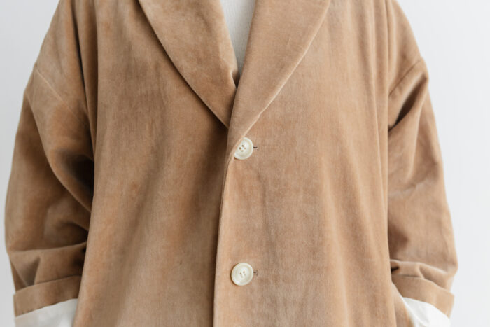 予約 R 043 SHAWL COLOR COAT beige 4