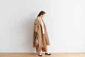 予約 R 043 SHAWL COLOR COAT beige 5