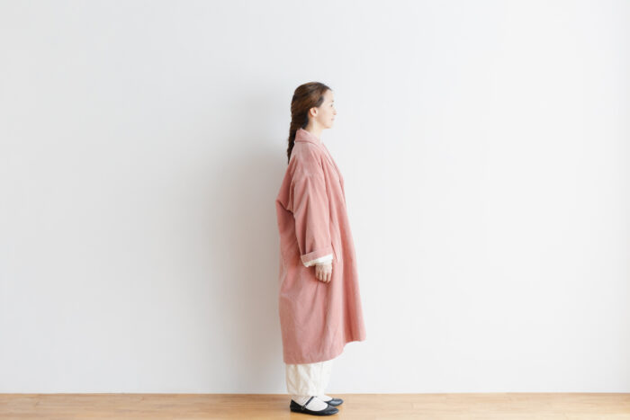 予約 R 043 SHAWL COLOR COAT pink 2