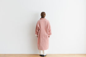 予約 R 043 SHAWL COLOR COAT pink 3