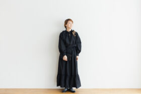 予約 R 033 RUFFLE COLLAR PULLOVER black 6