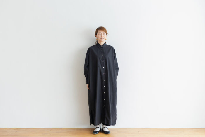 予約 G 679 MODERNIZE SHIRT ONE PIECE  black 1