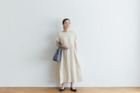 DENSELY LINEN PULL OVER DRESS 6