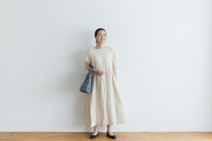 DENSELY LINEN PULL OVER DRESS 6