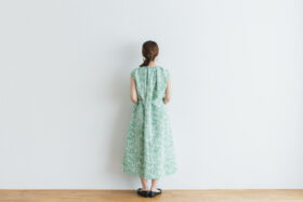 J/W/B NO SLEEVE DRESS green 3