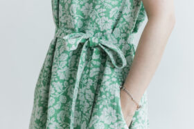 J/W/B NO SLEEVE DRESS green 5