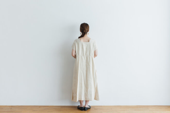 DENSELY LINEN PULL OVER DRESS 3