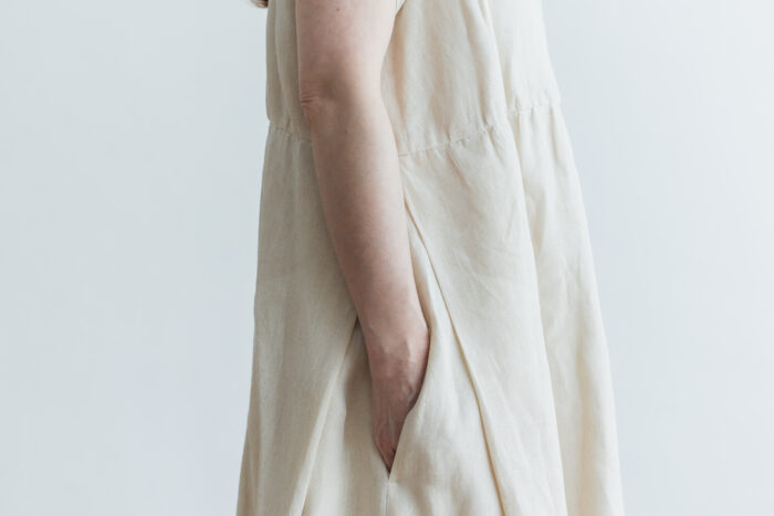 DENSELY LINEN PULL OVER DRESS 4