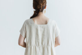 DENSELY LINEN PULL OVER DRESS 5