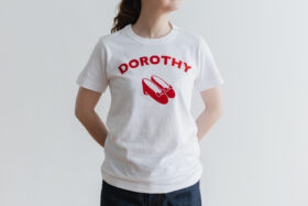 DOROTHY T-SHIRT white×red 1