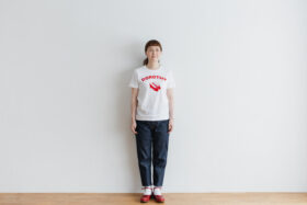 DOROTHY T-SHIRT white×red 5