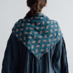 C/F/P GAUZE SHAWL bluegray