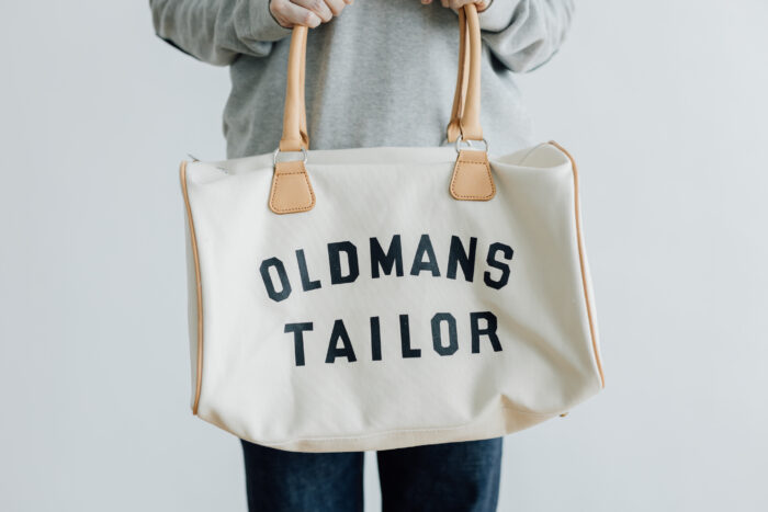 OLDMAN’S TAILOR BOSTON BAG ivory 1