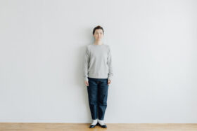 COTTON CASHMERE ELBOW PATCH PULLOVER 5
