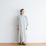 予約 R069  PUFFED SLEEVE ONE PIECE  mint gray