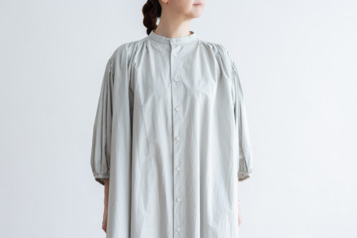 予約 R069  PUFFED SLEEVE ONE PIECE  mint gray 2