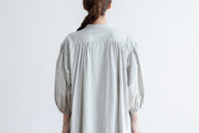 予約 R069  PUFFED SLEEVE ONE PIECE  mint gray 4