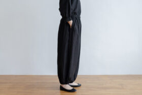 R082 HAREM PANTS black 2